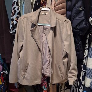 Maurices Tan Leather Jacket